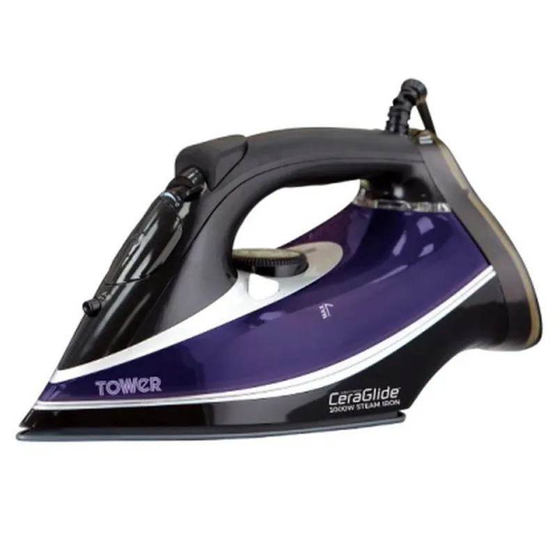 Tower T22013PR CeraGlide Ultra Speed Steam Iron 3100W Purple
