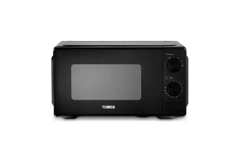 Tower Unisex 20L 800W Microwave in Black Black female