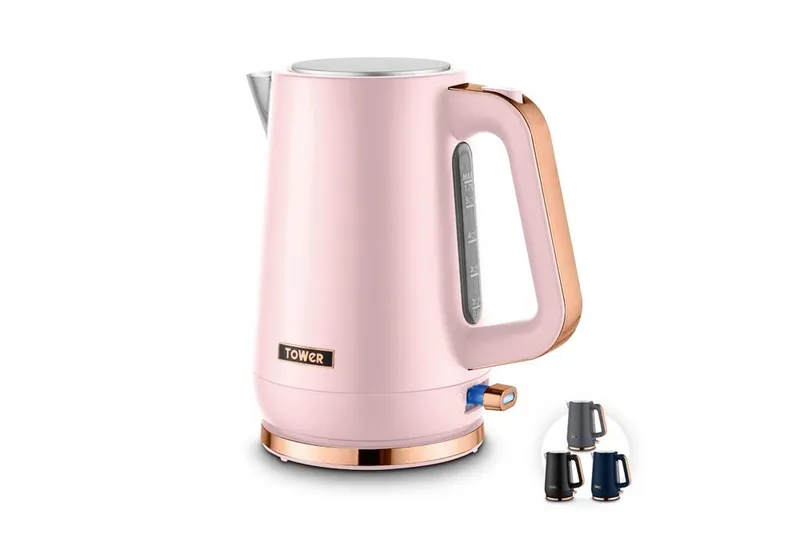 Tower Cavaletto Jug Kettle Pink & Rose Gold Pink