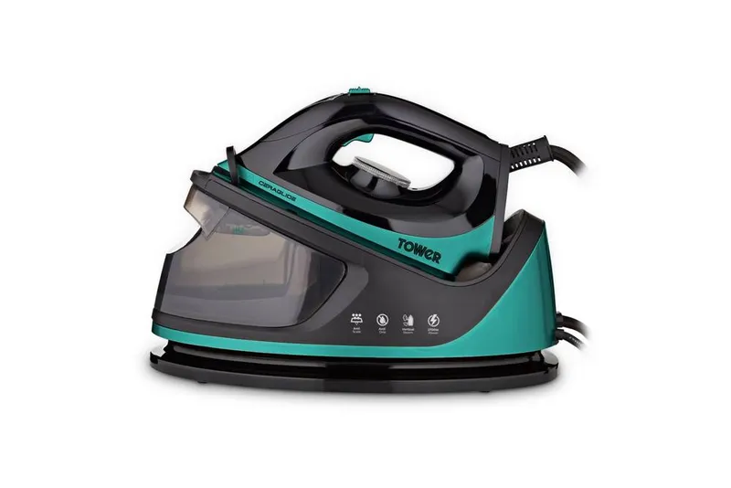 Tower Ceraglide Steam Generator, 2700W, 1.2L, Teal T22023TL in White Size: A - White - Size: A