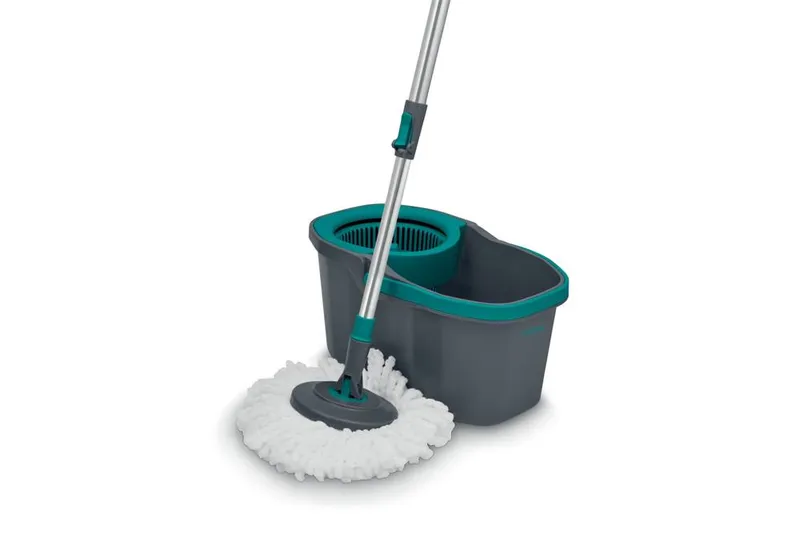 Tower Unisex Compact Spin Mop & Bucket w/ 2 Refills in Teal Teal One Size female