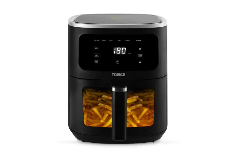 Tower Vortx 4L Vizion Air Fryer Digital Black Black