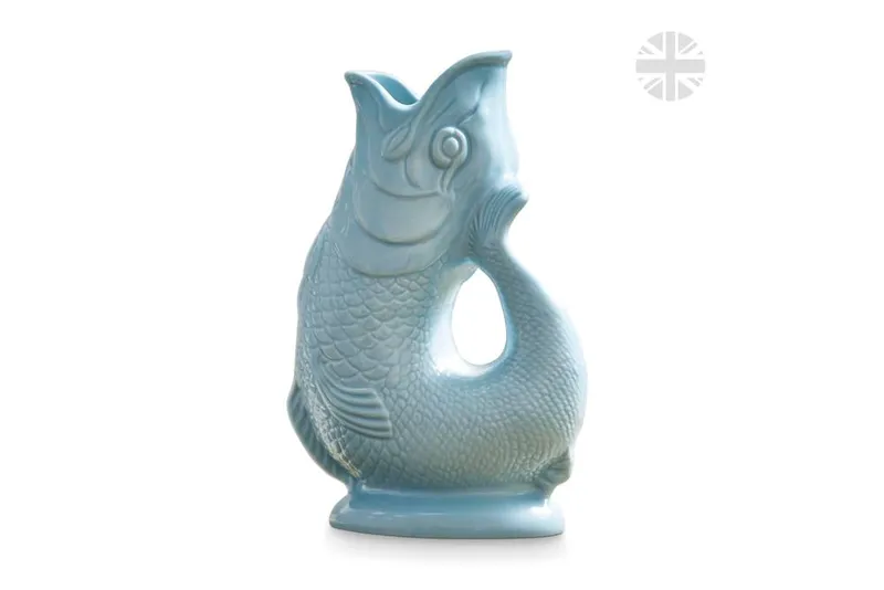 Tower Wade Fish Jug 0.6L Eau De Nil in Blue Size: 1 Pack - Blue - Size: 1 Pack