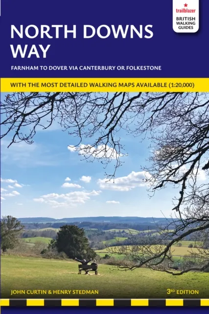 Trailblazer Publications North Downs Way Trailblazer Walking Guide 3e : Practical Guide With Large-Scale Walking Maps & Guides To Towns & Villages - Planning, Places To Stay, Places To Eat