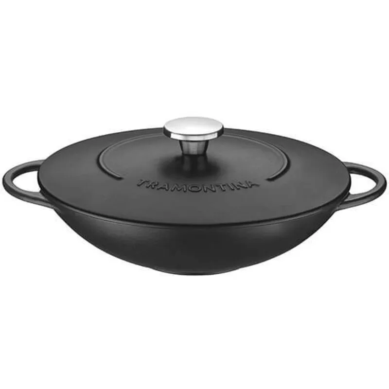 Tramontina - Trento 32cm Enamel Cast Iron Wok