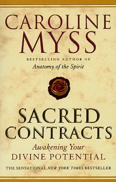 Caroline Myss Sacred Contracts Paperback Book Multicolor