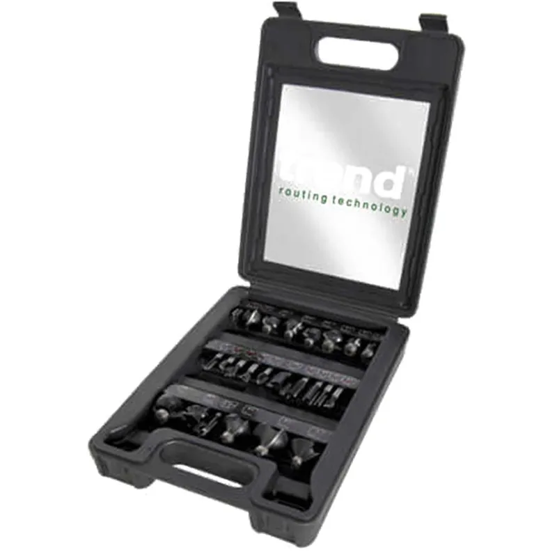 Trend - Set/SS24X1/4TC 24 Piece Router Cutter Starter Bit Set 1/4in Shank