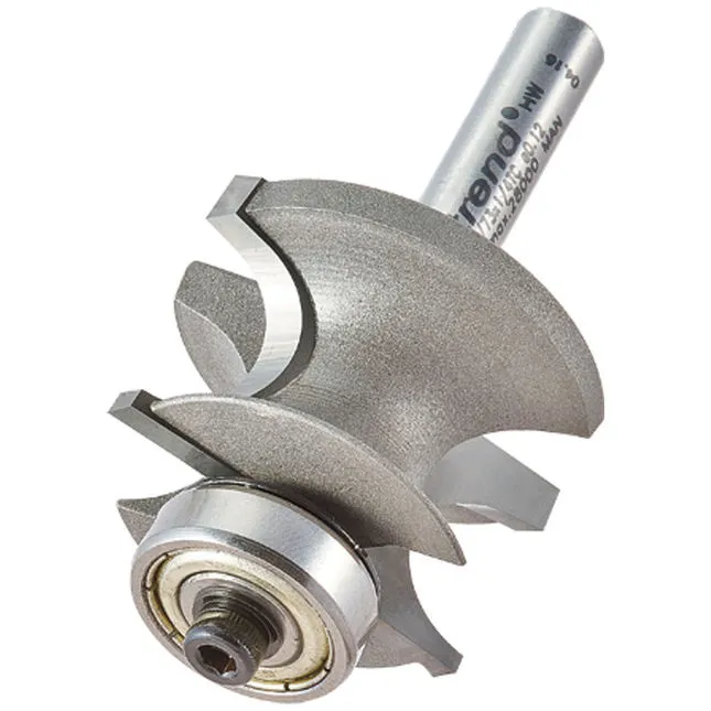 Trend Corner Bead Bearing Guided Router Cutter 31.9mm 28.6mm 1/4"