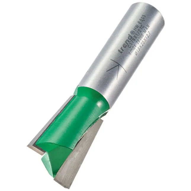 Trend C179X1/2TC Dovetail Cutter 19.1mm x 97° x 25mm cut