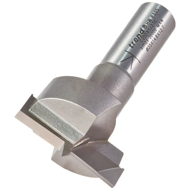 Trend Craftpro Hinge Recess 35mm Router Cutter 35mm