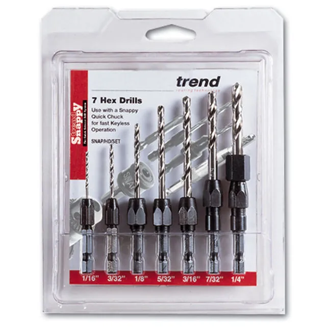Trend Snap/D/Set/2 1mm-7mm Drill Set 7 Piece TRESNAPDSET2
