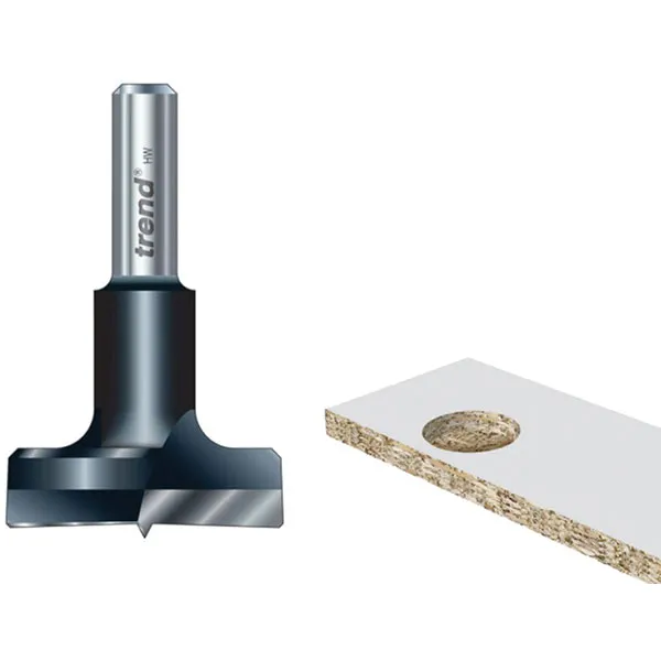 Trend Craftpro Tct Hinge Sinking Bit 35mm 8mm