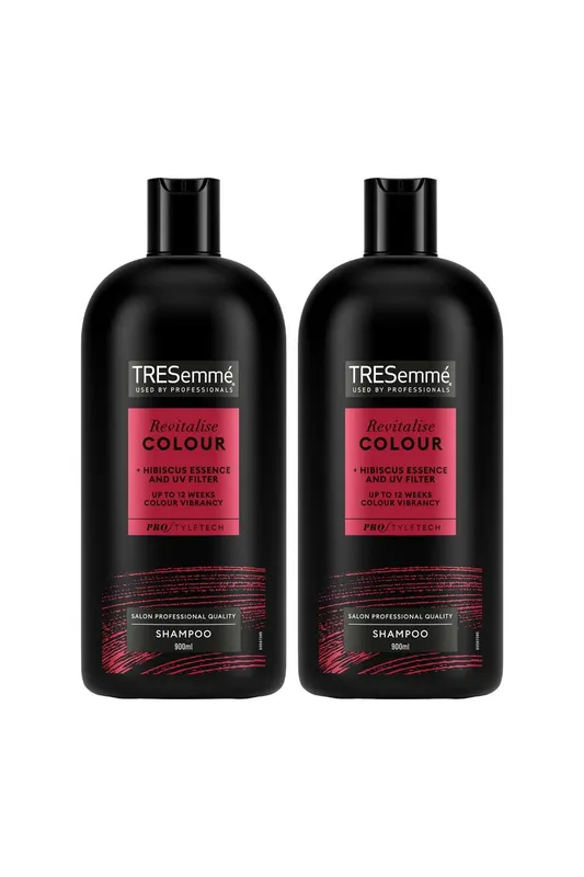 Tresemme Women's Sha Colour Revitalise 'Shampoo', 2 Pack of 900ml in Black Black female