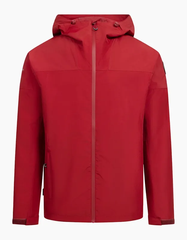 Men's Trespass Mens Monach Waterproof Jacket - Red - Size: 38/Regular