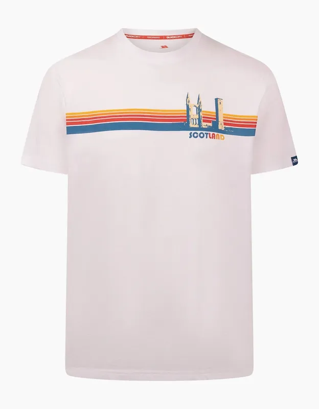 Men's Trespass Mens Standrew T-Shirt - White - Size: 34