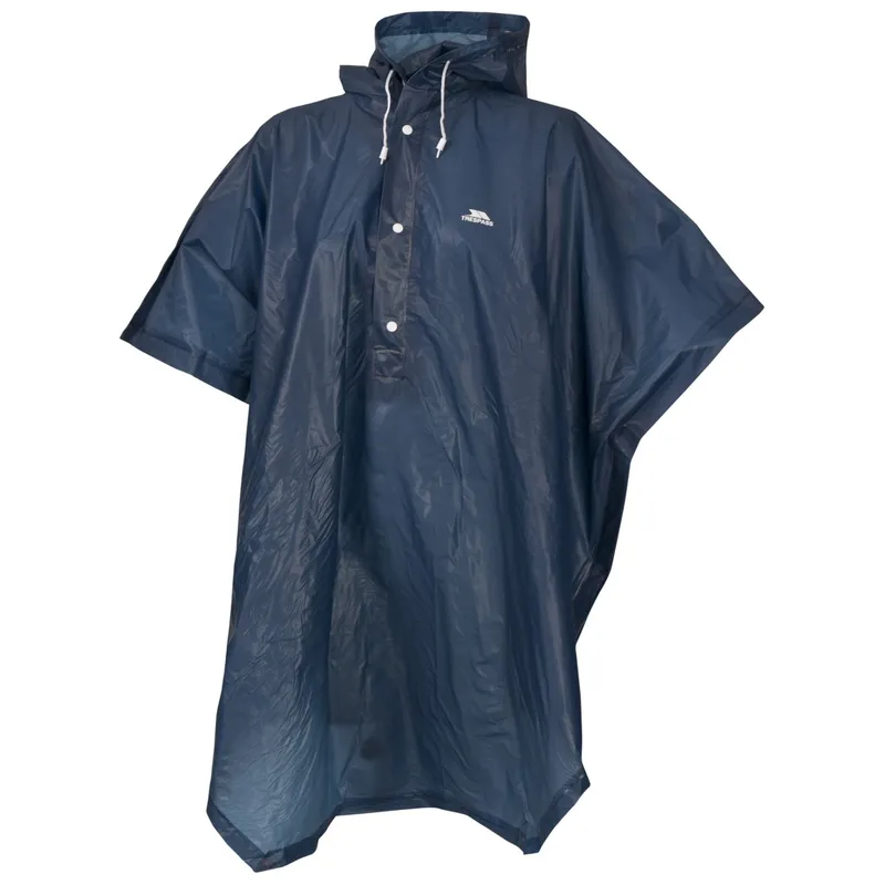 Trespass Adults Unisex Canopy Packaway Poncho - Navy - One Size