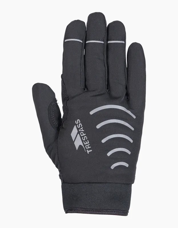 Trespass Adults Unisex Crossover Gloves (1 Pair) - Black - Size: XS/S