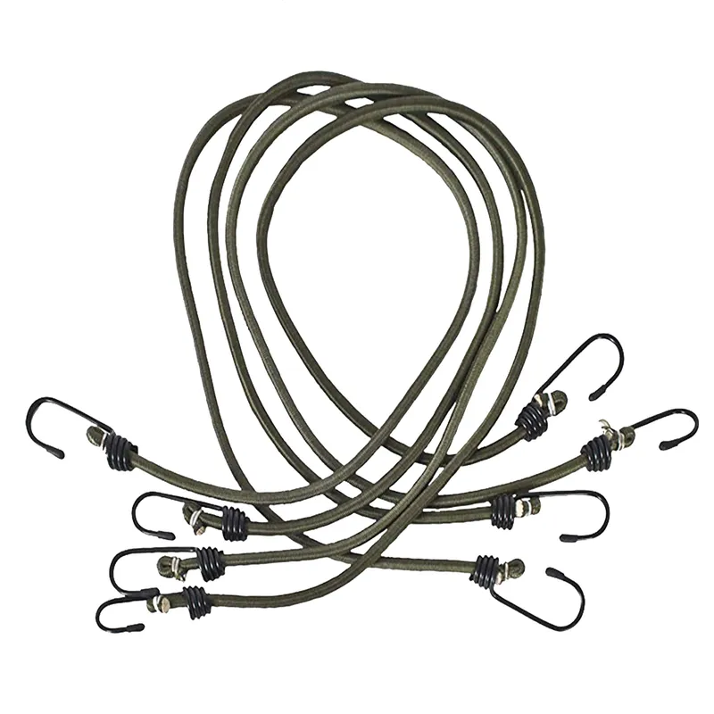 Trespass Bungee Cords (Pack Of 4) - Olive - One Size