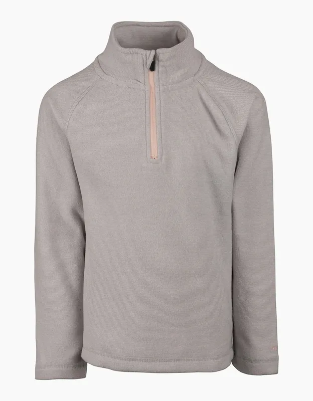 Trespass Childrens Girls Meadows Fleece - Grey - Size: 3 years/4 years
