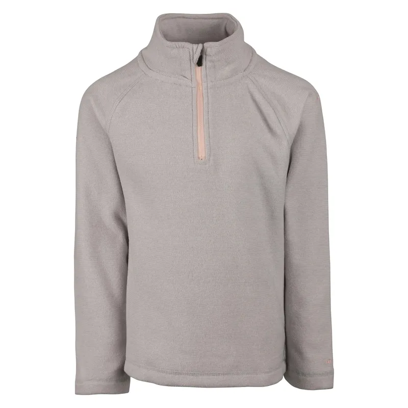 Trespass Childrens Girls Meadows Fleece (Pale Grey) - Light Grey - Size 2-3y