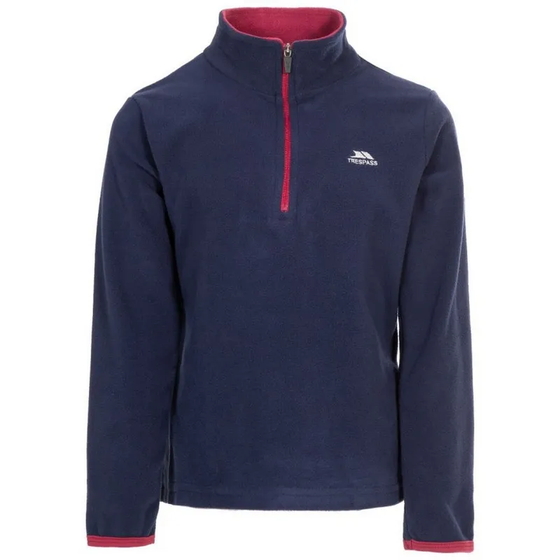 Trespass Childrens/girls Sybil Micro Fleece - Navy - Size 11-12y
