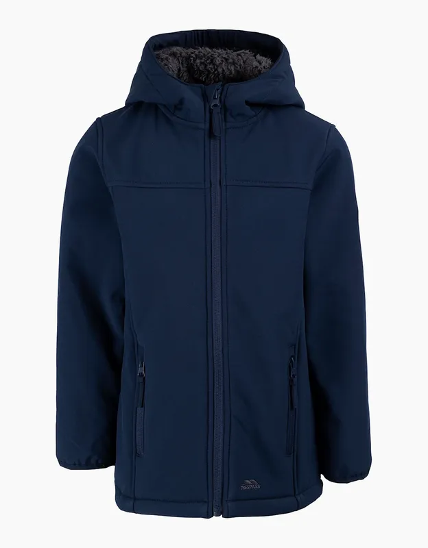 Trespass Childrens/Kids Kristen Soft Shell Jacket - Navy - Size: 7 years/8 years