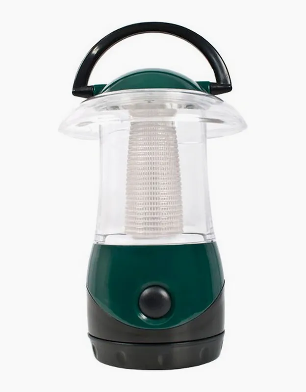 Trespass Embers 4 LED Battery Lightweight Lantern - Green - Size: One size