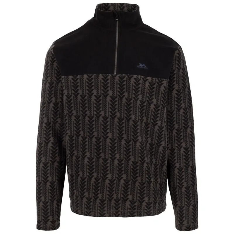 Trespass Men's Embleton AT100 Fleece Top in Grey Size: 2XL Grey 2XL