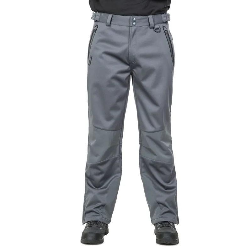 Trespass Men's Holloway Waterproof Dlx Trousers in Dark Grey Size: Small Dark Grey S