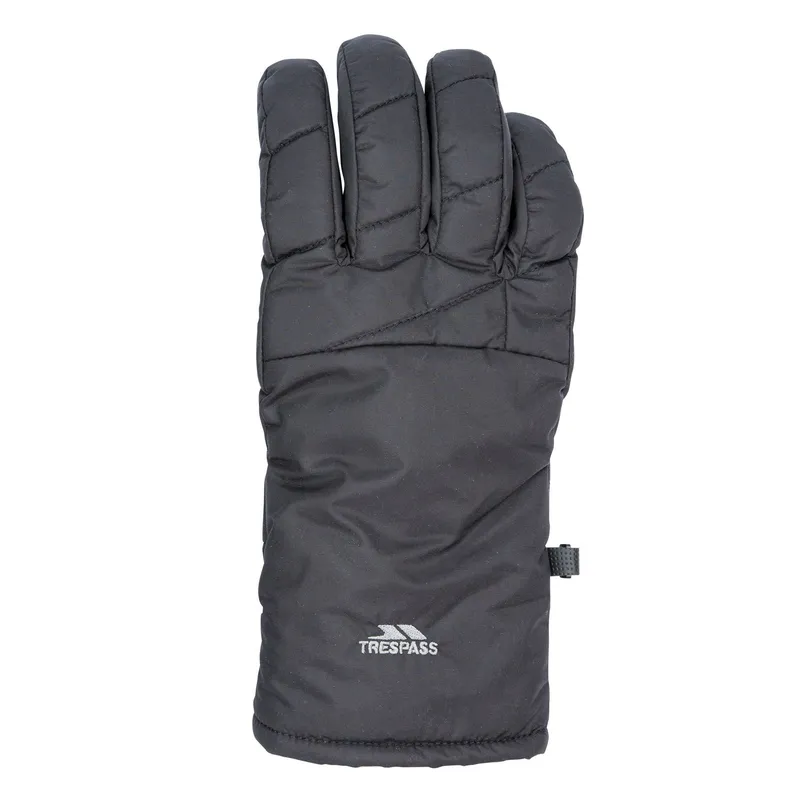 Trespass Men's Kulfon Gloves in Black Size: Large Black L
