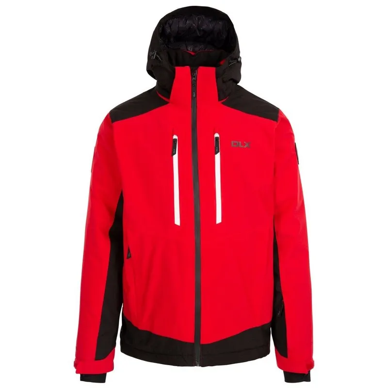Trespass Men's Matthews Ski Jacket in Red Size: Large Red L