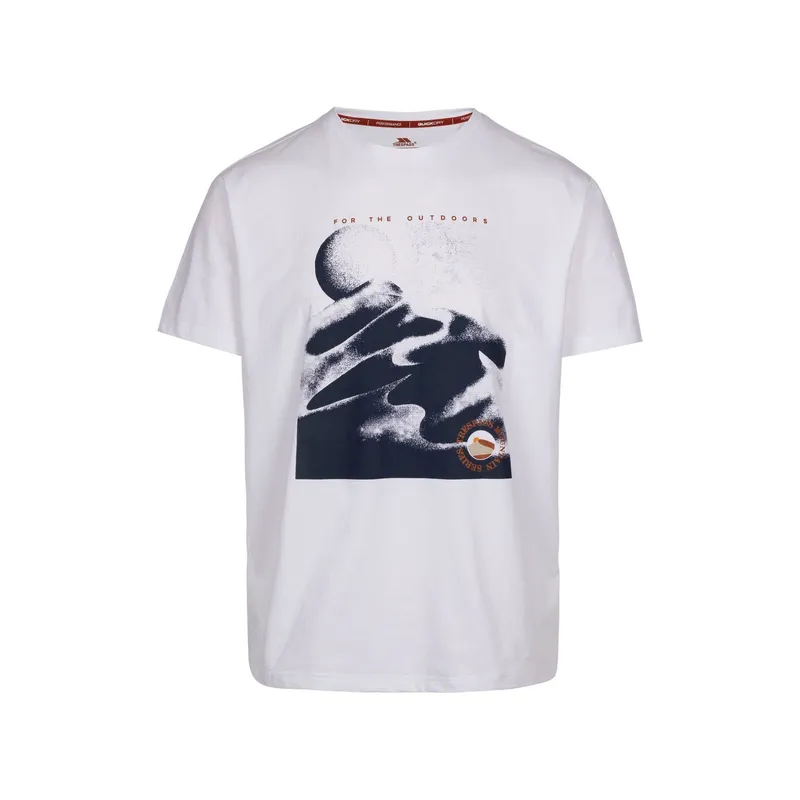 Trespass Men's Sagnay T-Shirt in White Size: 2XL White 2XL