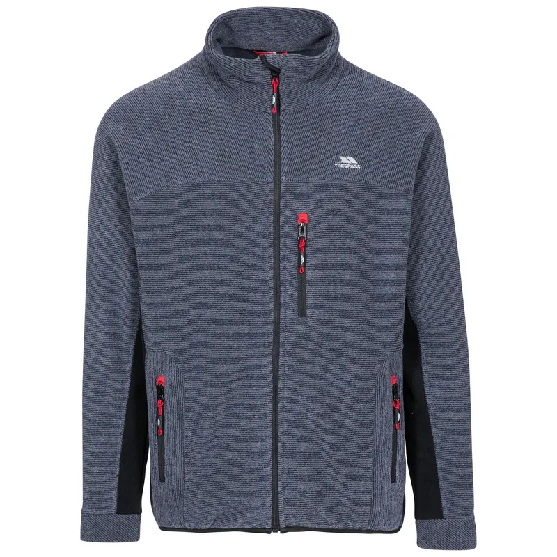 Trespass Mens Jynx Full Zip Fleece Jacket - Navy - Size 2xl