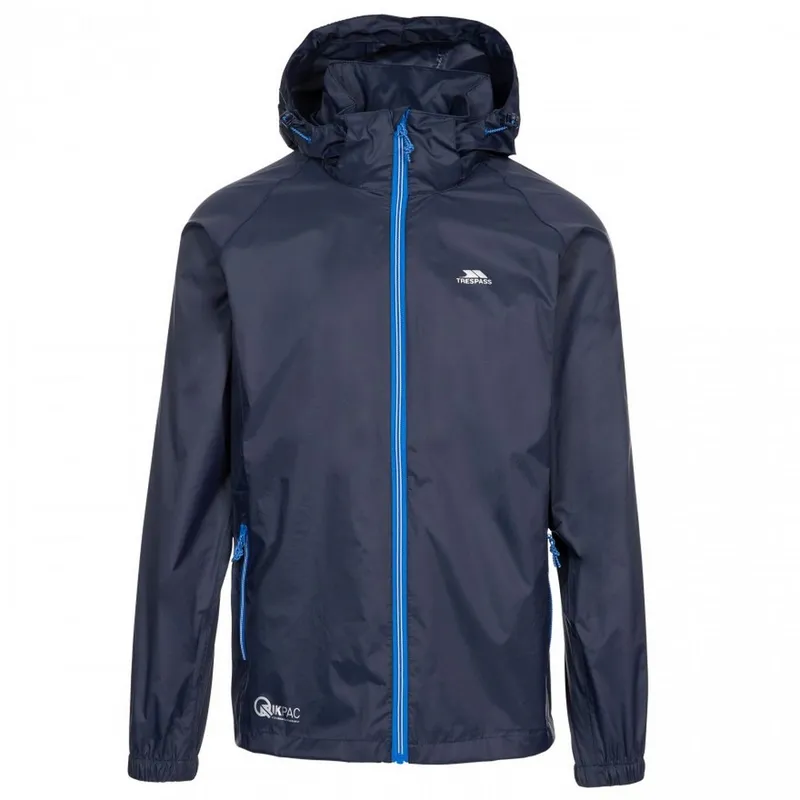 Trespass Mens Qikpac X Unisex Packaway Jacket - Multicolour - Size Medium