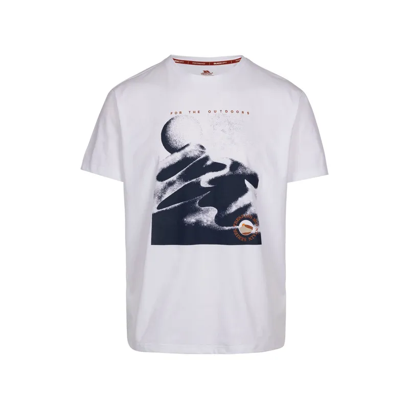 Trespass Mens Sagnay T-Shirt (White) - Size Small