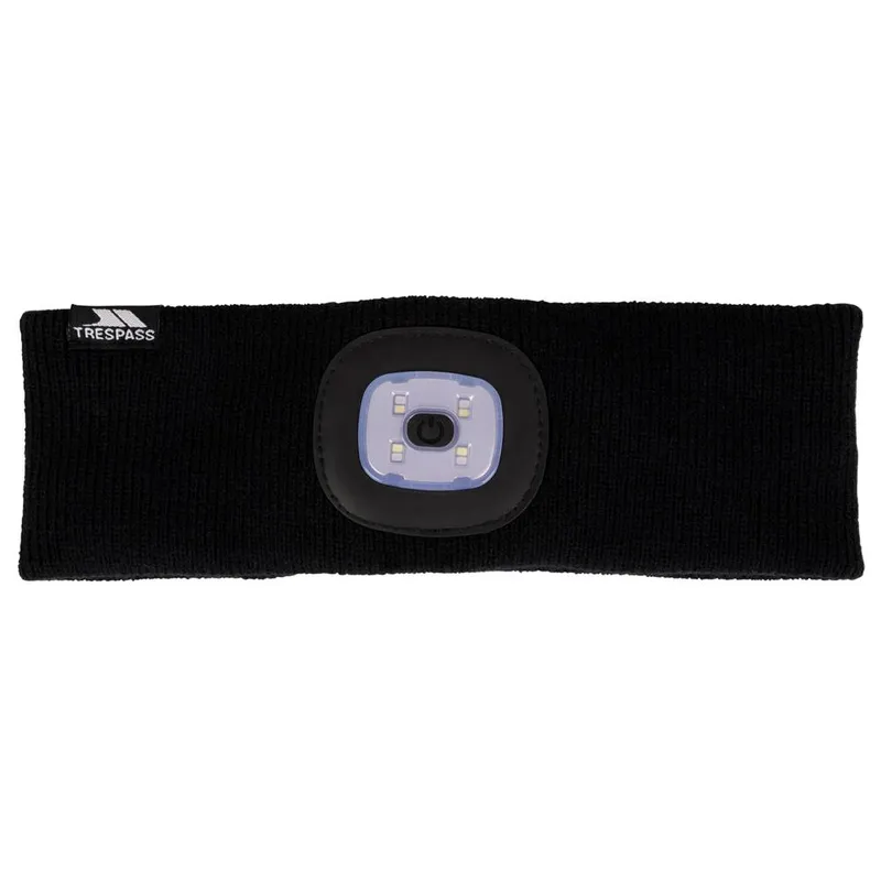 Trespass Osten LED Light Headband in Black - Black