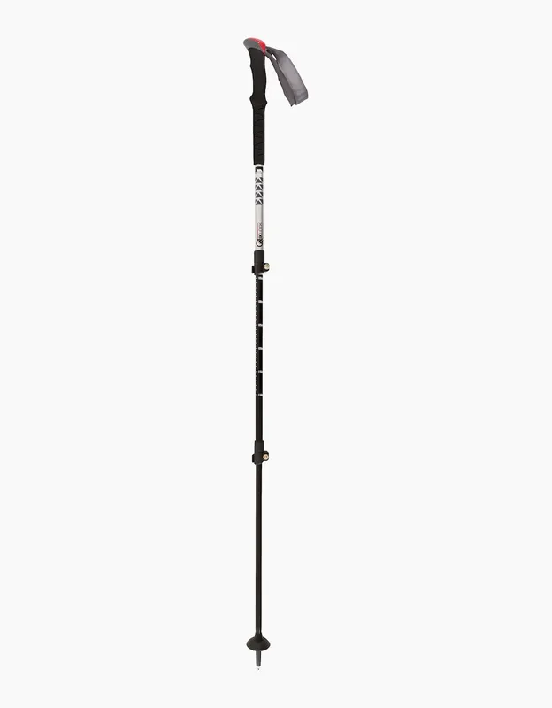 Trespass Qiklock Collapsible Technical Trekking Pole - Silver - Size: One size