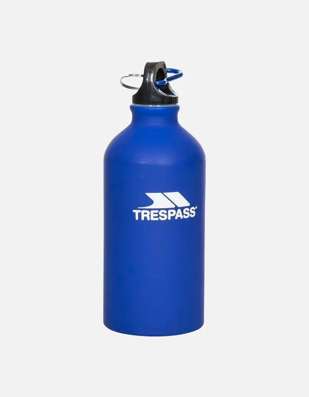 Trespass Swig Sports Bottle With Carabiner (0.5 Litres) - Matt Blue - Size: One size