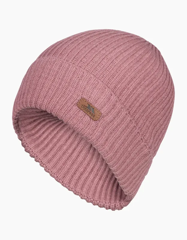 Trespass Unisex Adult Dornan Beanie - Pink - Size: S-M
