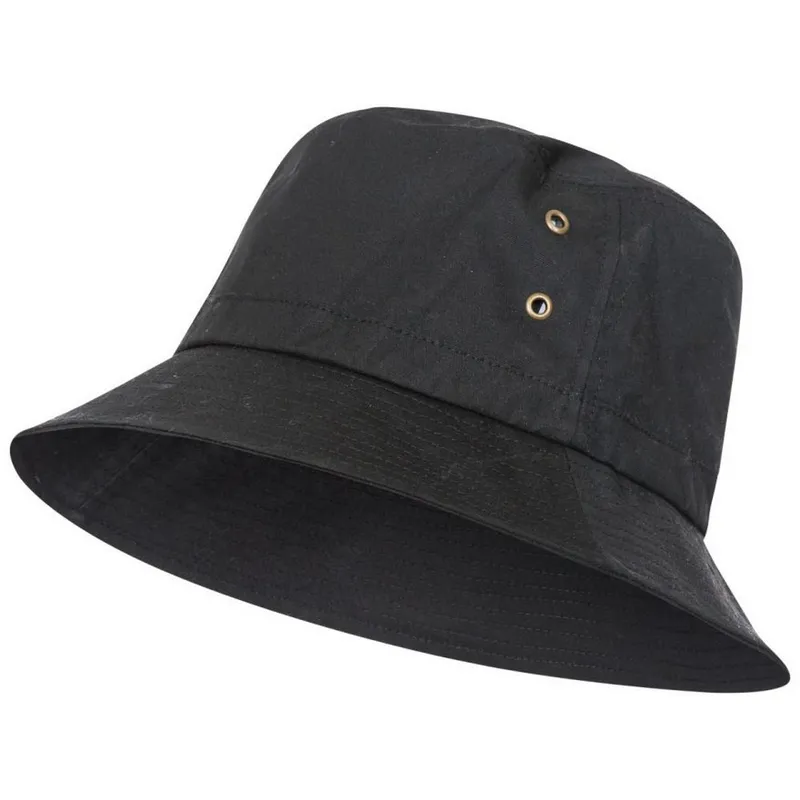 Trespass Unisex Adult Waxy Bucket Hat - Black - Size: L-XL