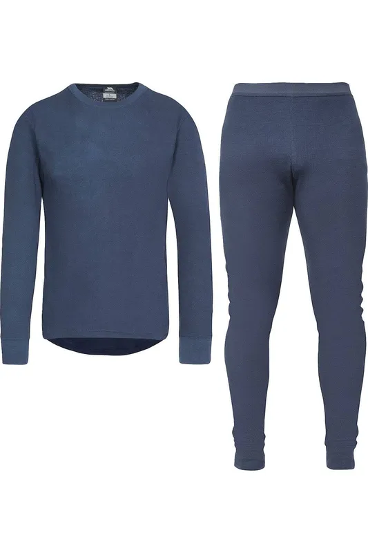 Trespass Unisex Mystery Thermal Baselayer Set in Navy Size: 2XS - Navy