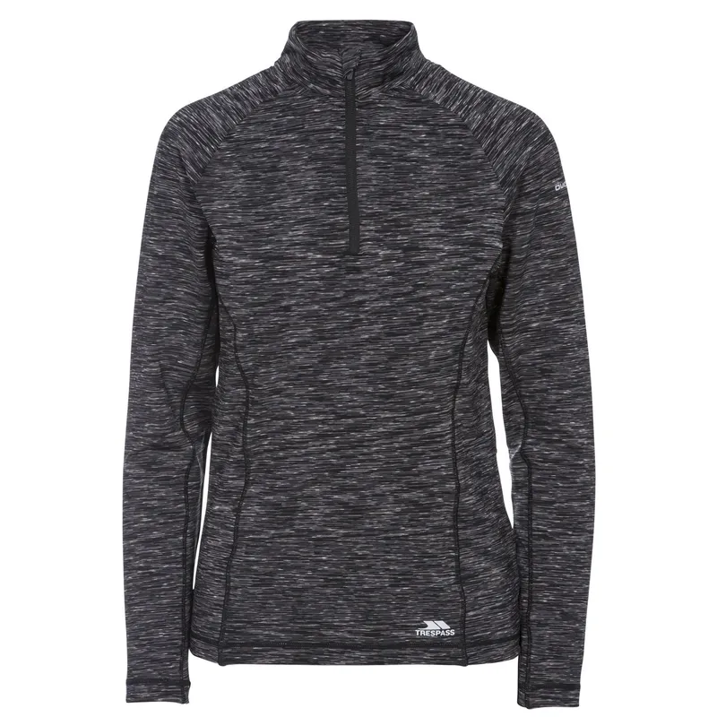 Trespass Women's Edith Active Top in Grey Size: Large - Grey