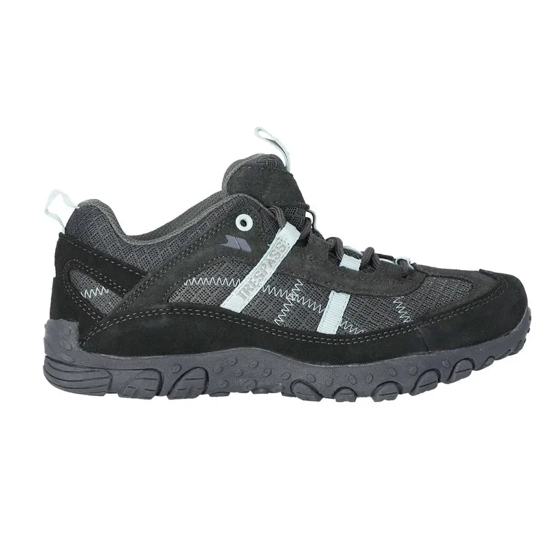 Trespass Women's Fell Lightweight Walking Shoes in Dark Grey Size: 6 - Dark Grey