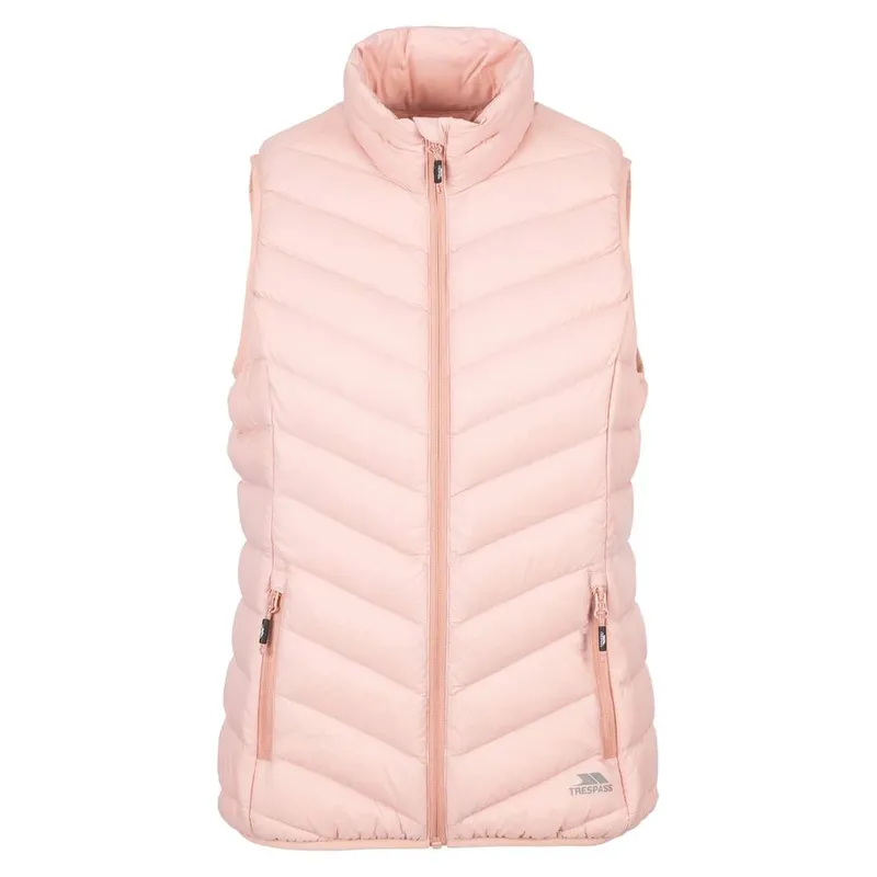 Trespass Women's Giana Down Gilet in Rose Size: Small Rose S