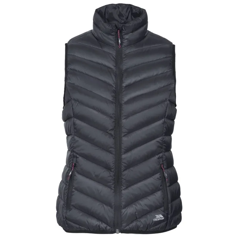 Trespass Women's Giana Down Gilet in Black Size: XS Black XS