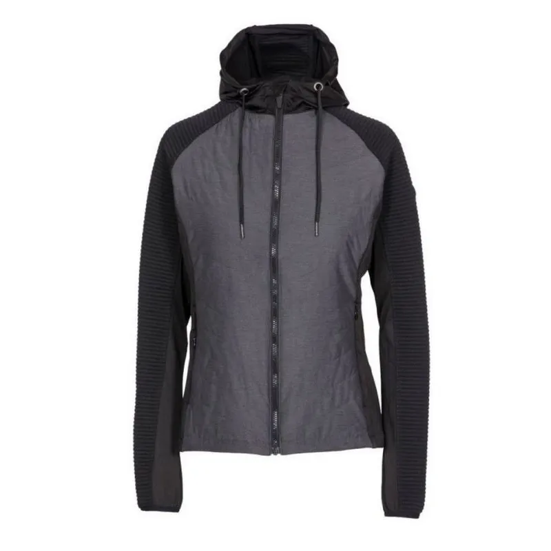 Trespass Womens/ladies Grace Sports Full Zip Hoodie (Black) - Size X-Large