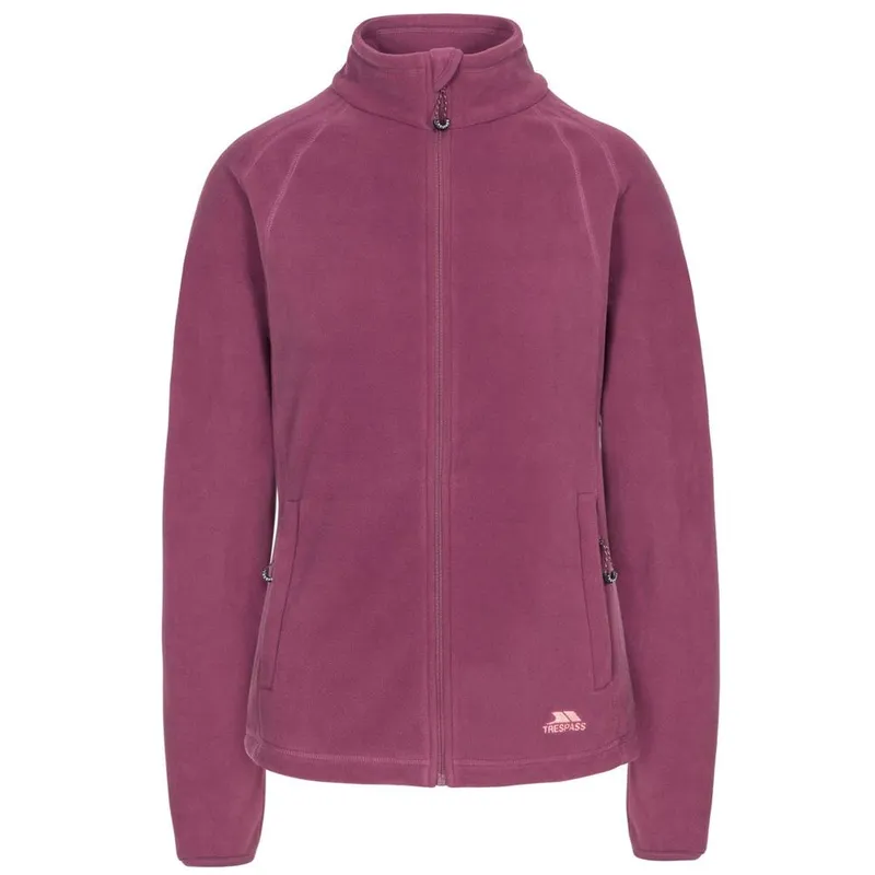 Trespass Women's Nonstop Fleece Jacket in Mauve Size: XS - Mauve - Size: XS