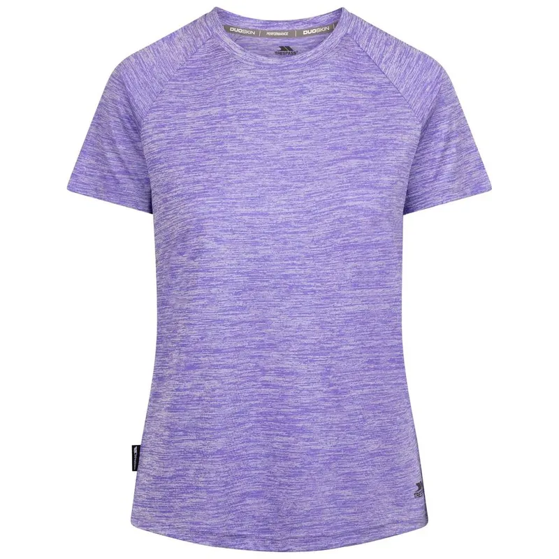 Trespass Women's Selinne Duo Skin Active Top in Lilac Size: Small - Lilac - Size: S
