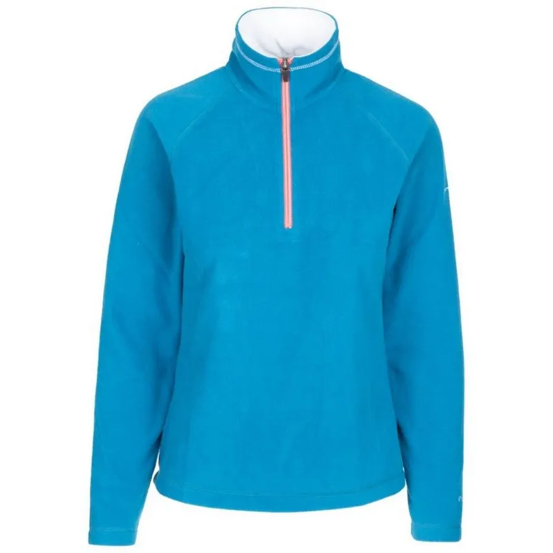 Trespass Women's Skylar Fleece Top in Blue Size: XS Blue