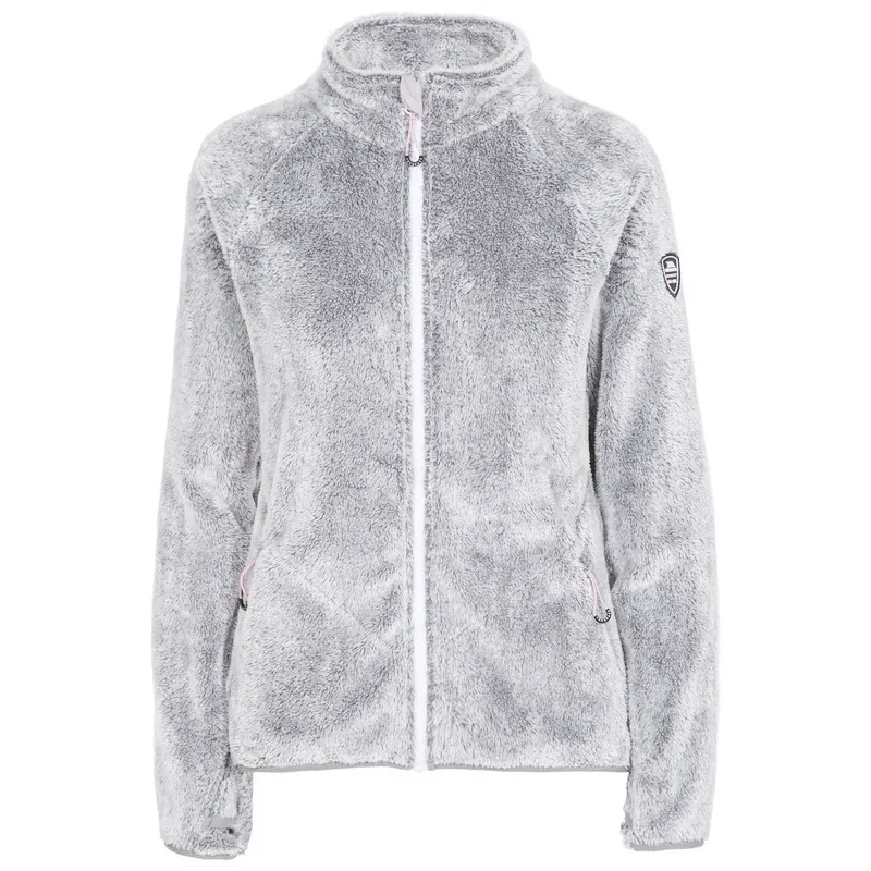 Trespass Women's Telltale Winter Fleece Jacket in Silver Size: Medium Silver M